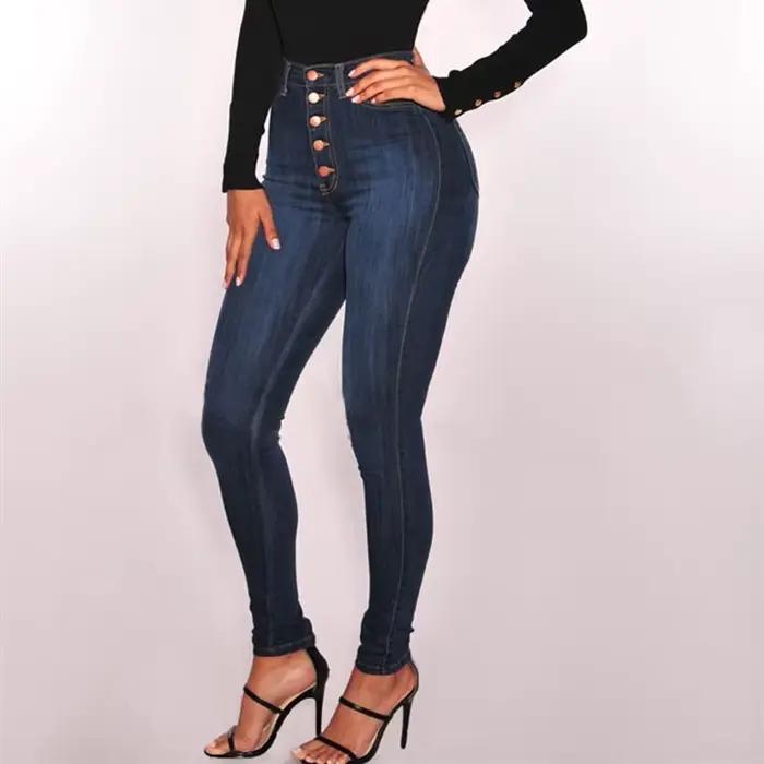 Jean pour femmes taille haute Push Up