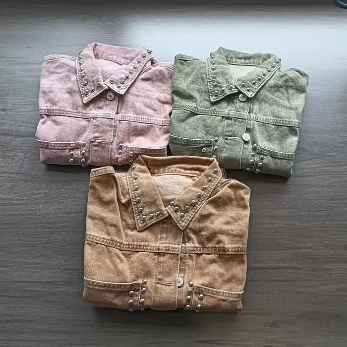 Veste en jean pour femme
