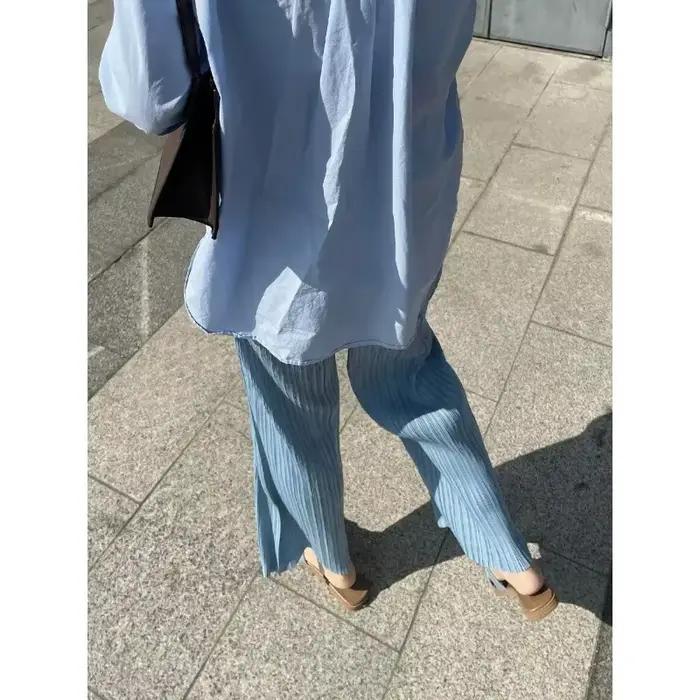 Pantalon décontracté d'été taille haute pour femme