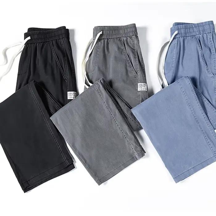 Jean d'été en tissu Lyocell doux pour homme