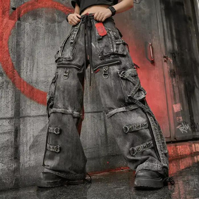 Jeans Y2K style industriel complexe