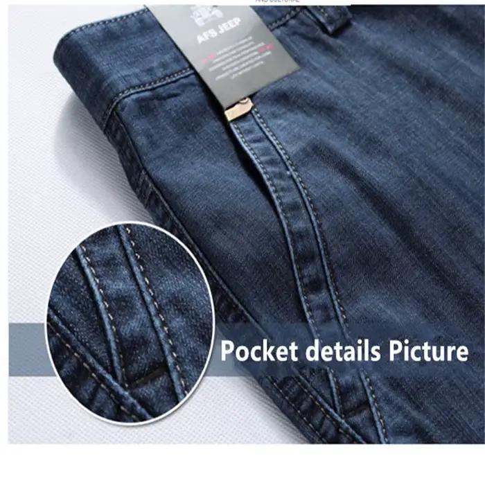 Pantalon en jean militaire pour hommes