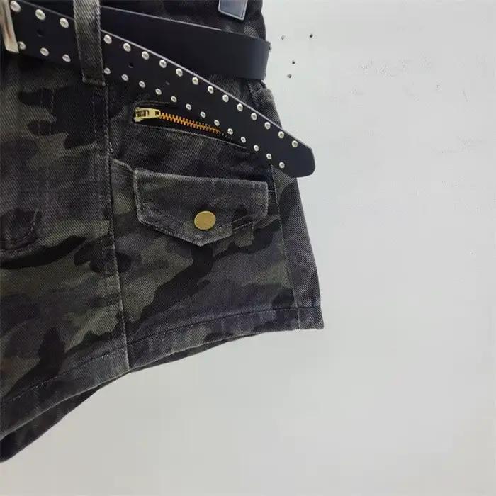 Short en Jean Camouflage pour femmes