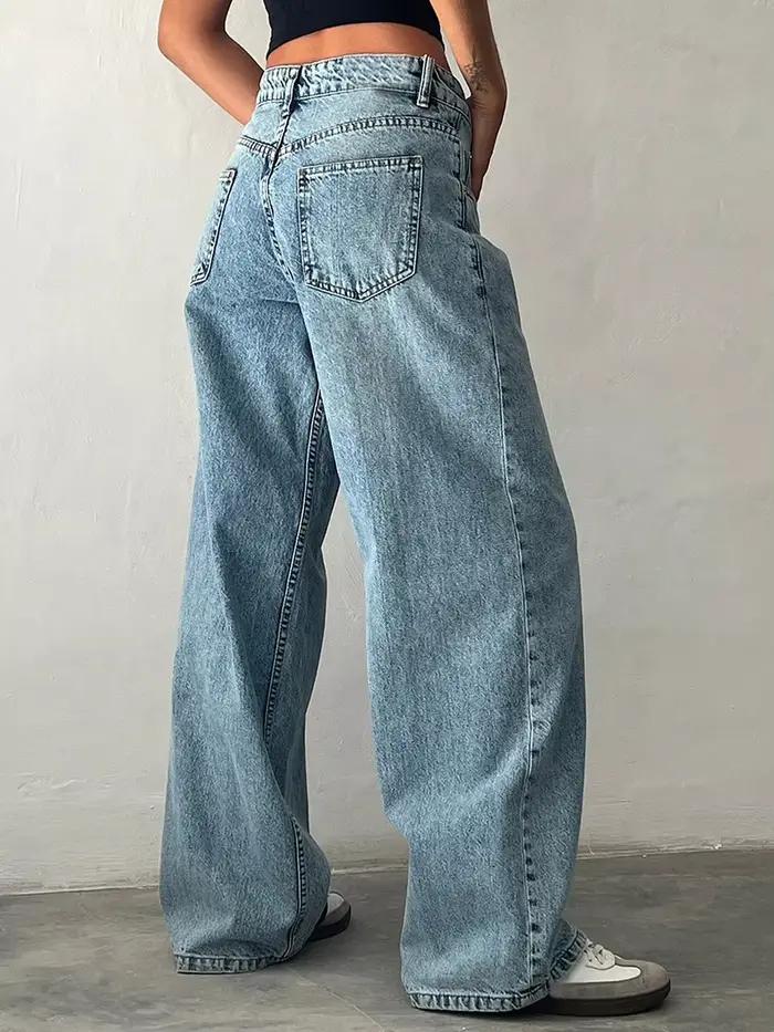 Y2k – jean taille basse Vintage pour femmes