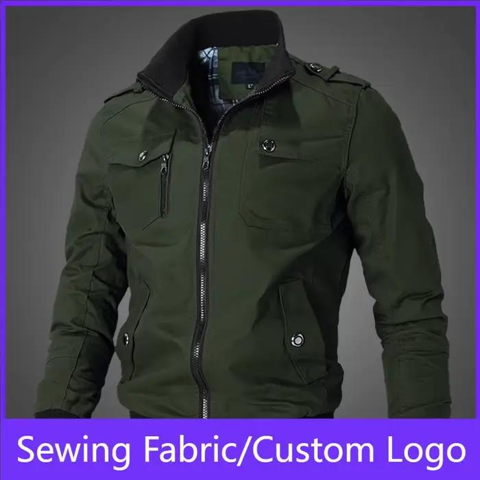 Blouson aviateur militaire mince pour hommes