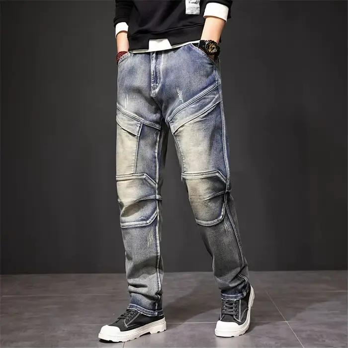 Jean de rue rétro Punk pour hommes