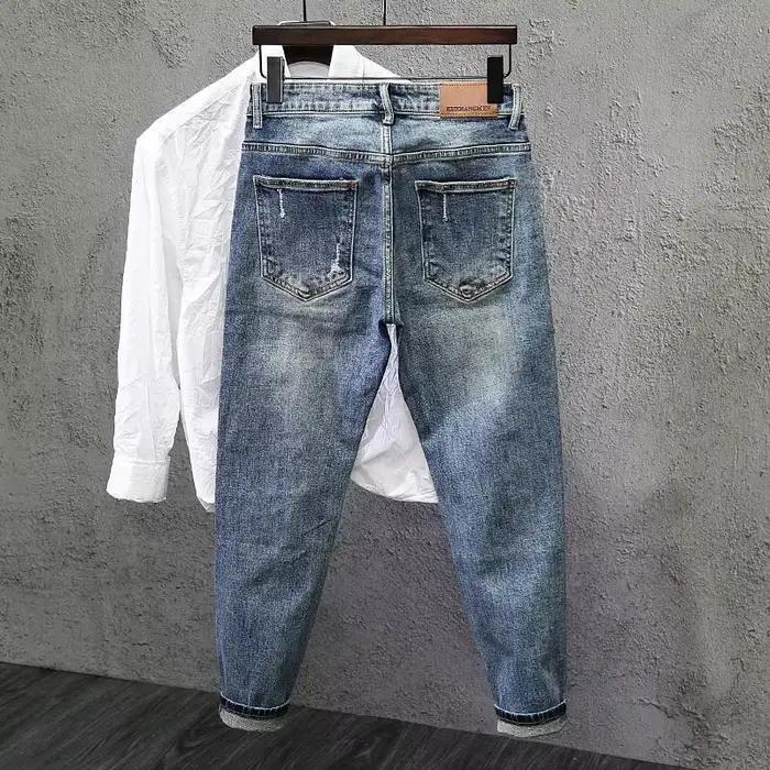 Jean déchiré tendance pour hommes