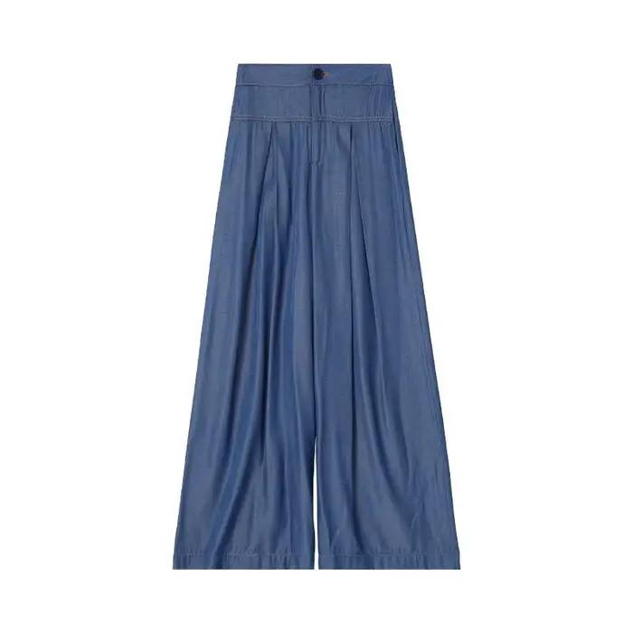 Jean Denim à Jambes Larges pour Femme