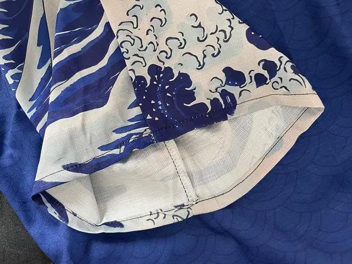 Pantalon à jambes larges imprimé renard prune Harajuku pour femme