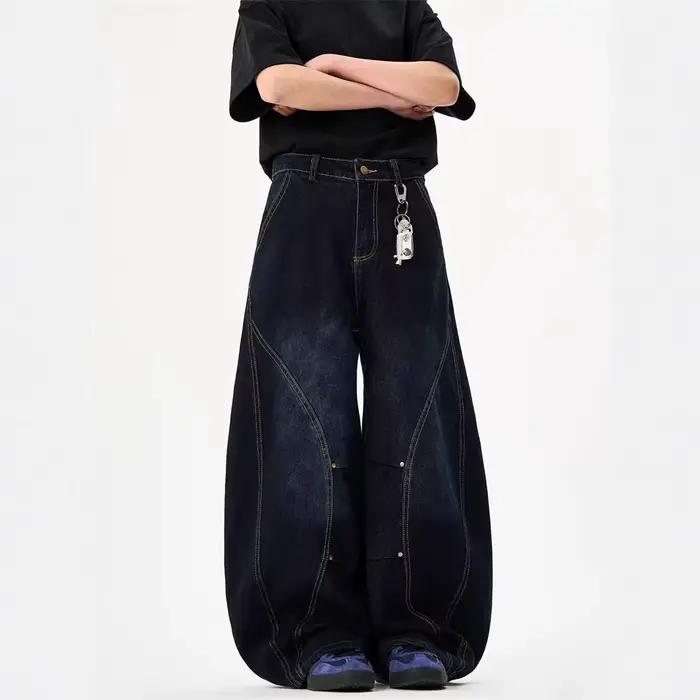 Jean Scimitar délavé style rétro américain pour homme