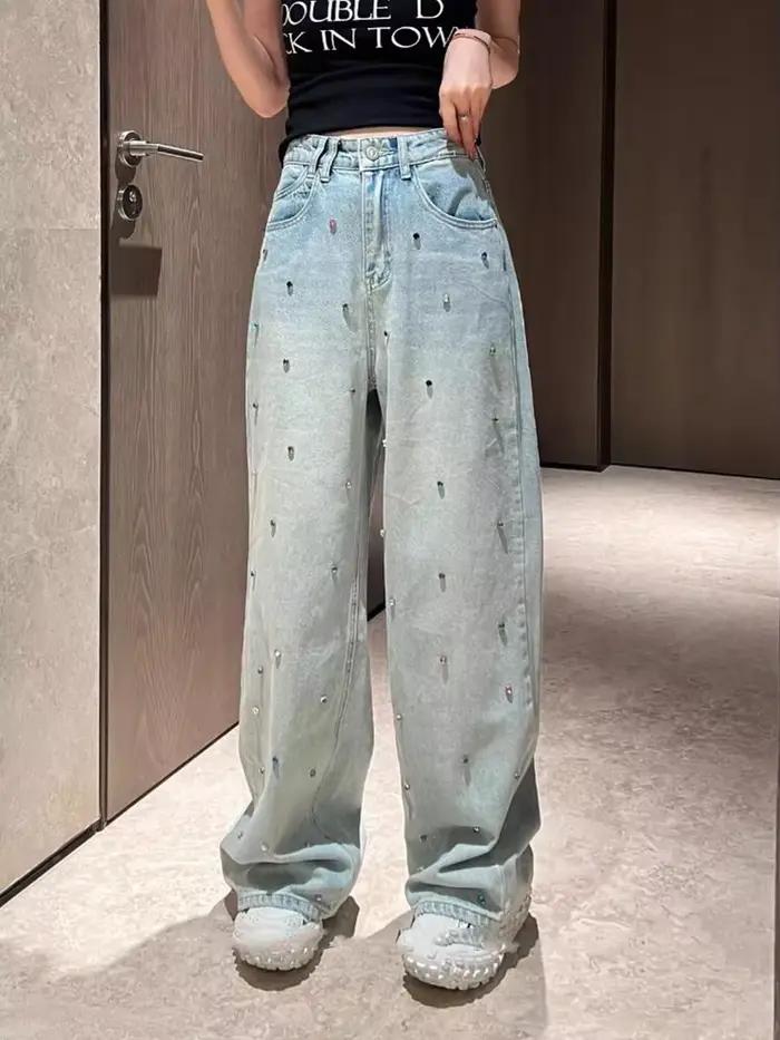 Jean Slim Bleu Clair pour Femme