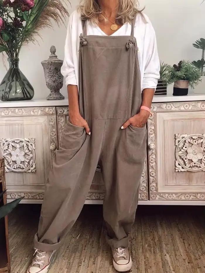 Salopette Vintage d'été pour femmes