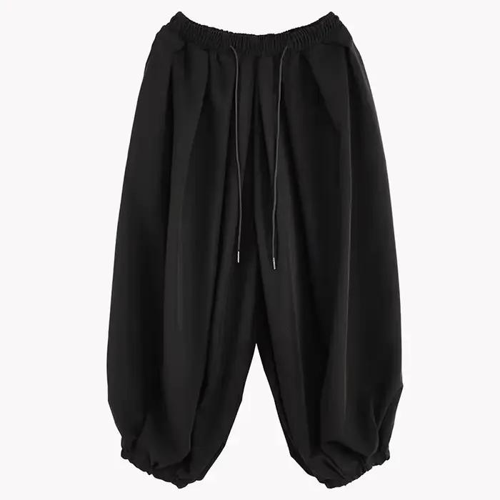 Pantalon décontracté taille haute pour homme