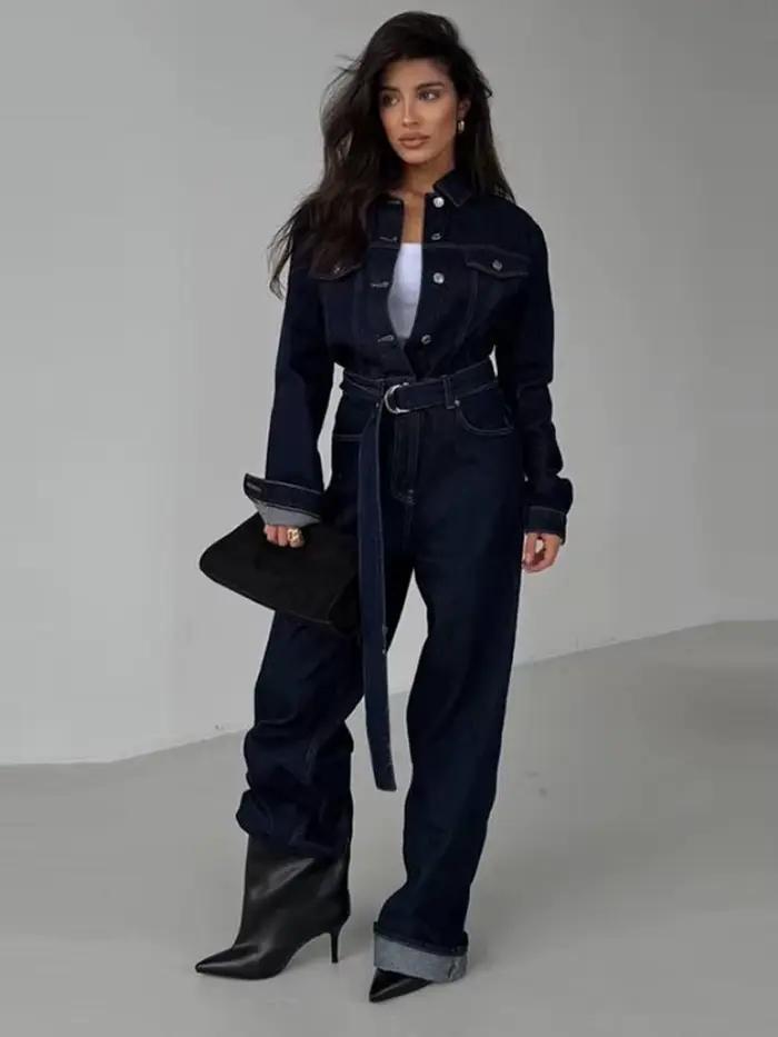 Combinaisons en jean pour femmes