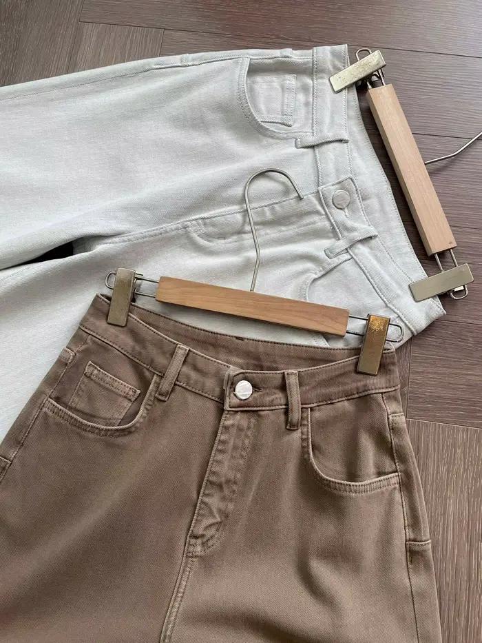 26 nouveaux jeans droits polyvalents pour femmes, collection été
