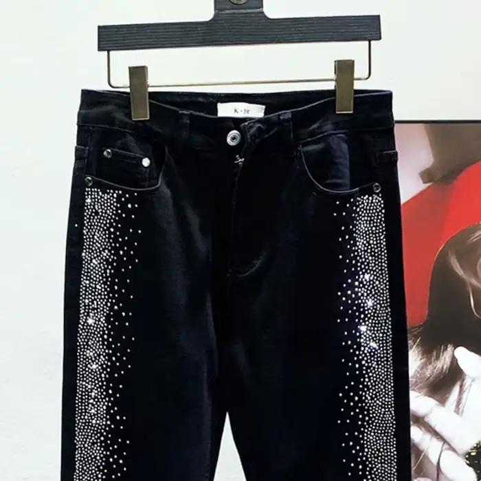Pantalon crayon en denim avancé pour hommes