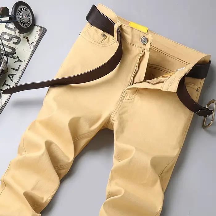 Nouveau Jean Kaki Homme 2026 – Style Classique