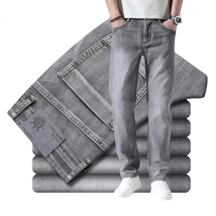 Jean en coton extensible pour hommes