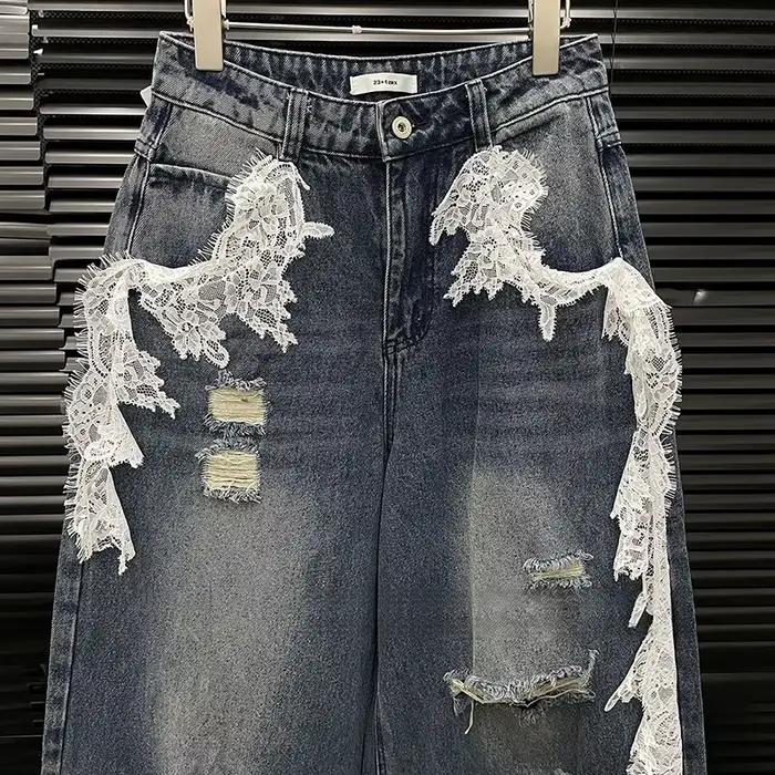 KUCLUT – jean en dentelle pour femmes