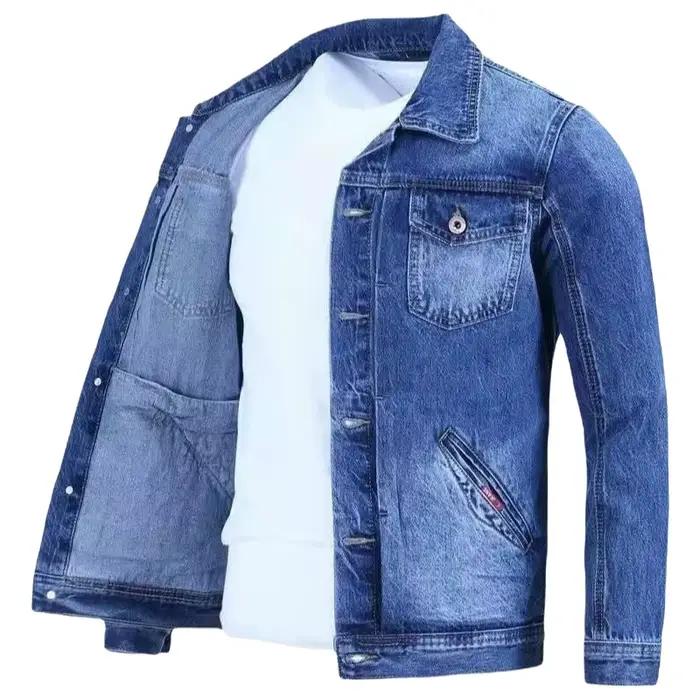 Veste en jean rétro pour homme