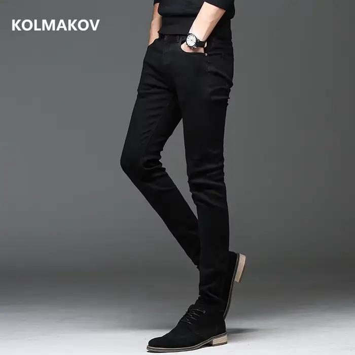 Jeans slim homme automne 2026 – Denim noir classique tendance – Pantalon décontracté