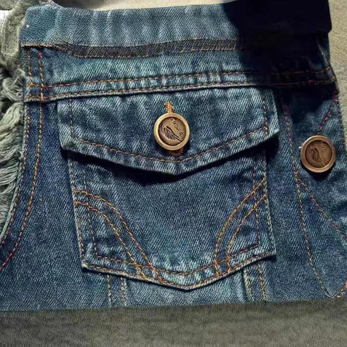 Gilet en jean pour homme style coréen sans manches coupe ajustée veste en jean grande taille décontractée pour printemps été automne vêtements de travail 6XL occassionnels quotidiennes