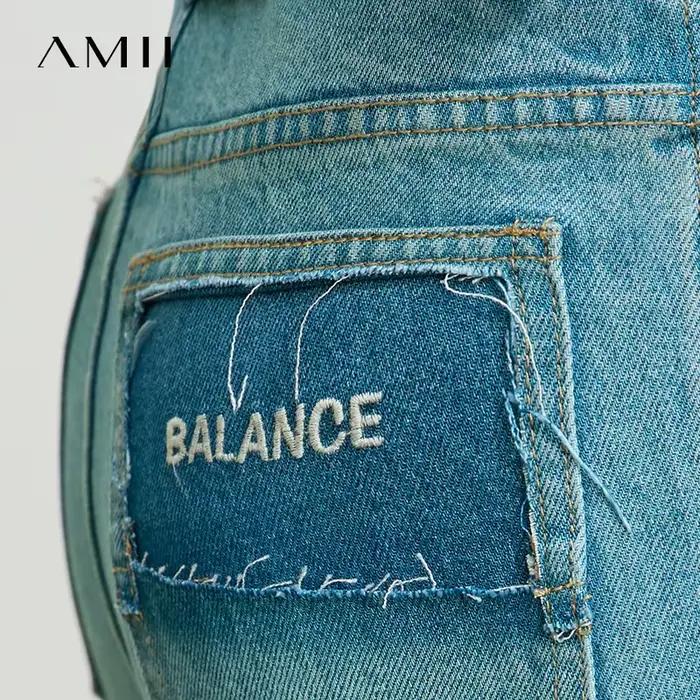 AMII Jean d'été minimaliste pour femme 2025