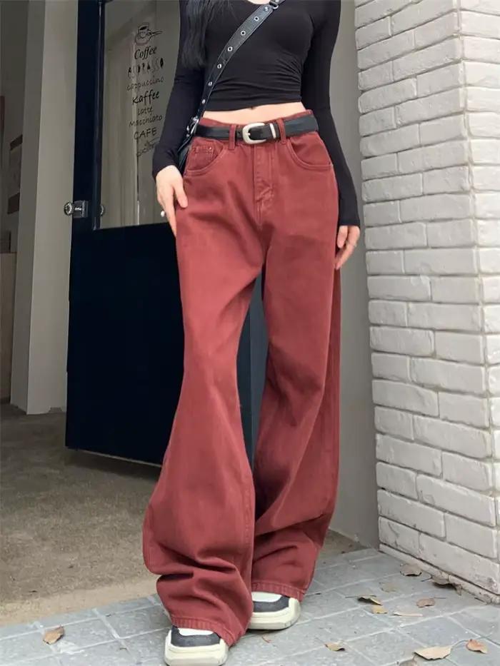 Jean à Jambes Larges pour Femme