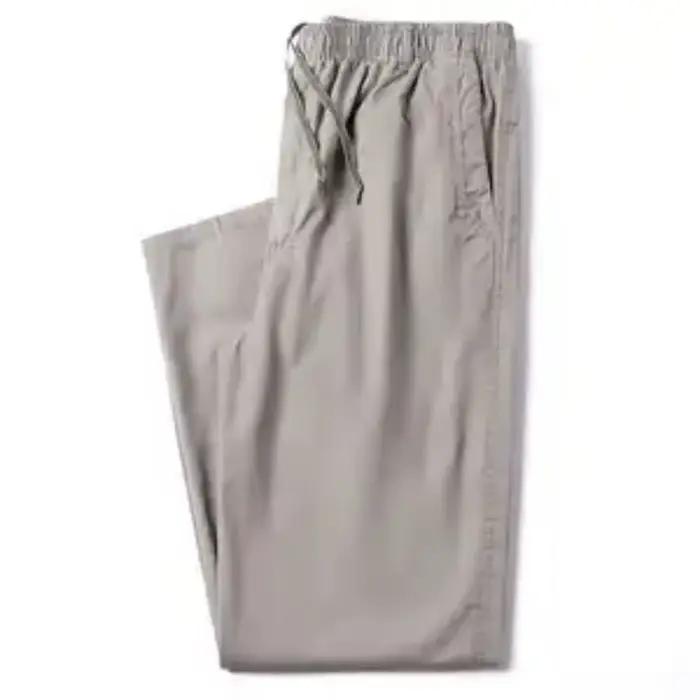 Pantalon décontracté en polyester fin ample et léger pour hommes style décontracté pour printemps été occasions variées confort et style élégant