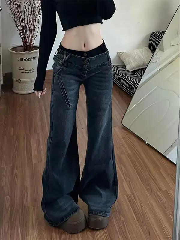 Jean Micro évasé de Style américain pour fille épicée