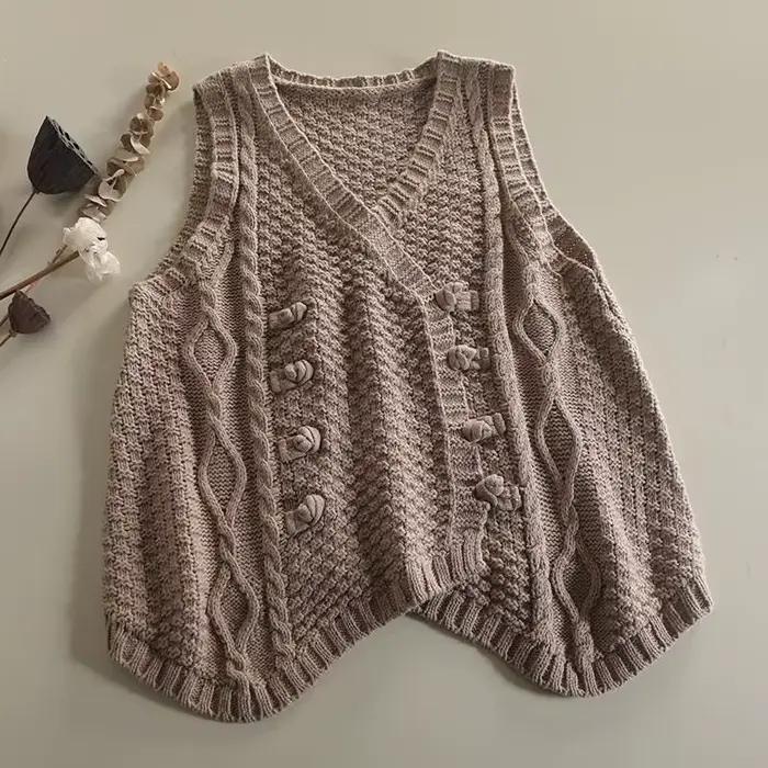 Pull-Over Vintage à lèvent pour Femme et Fille