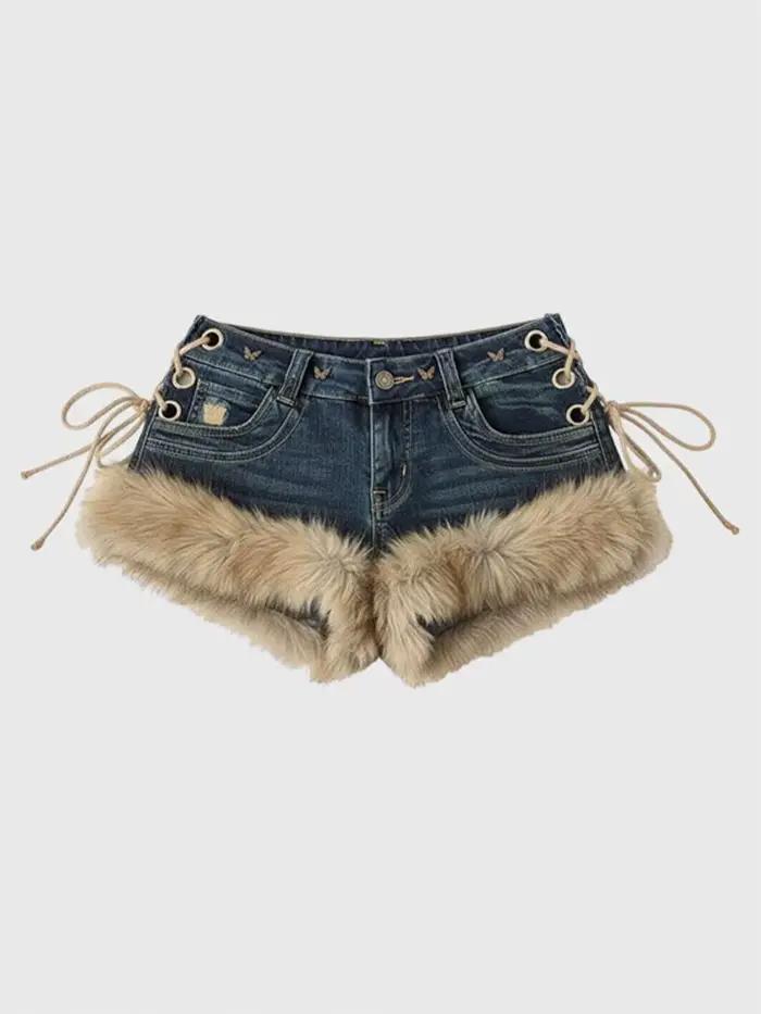 Jean court Vintage américain pour femmes