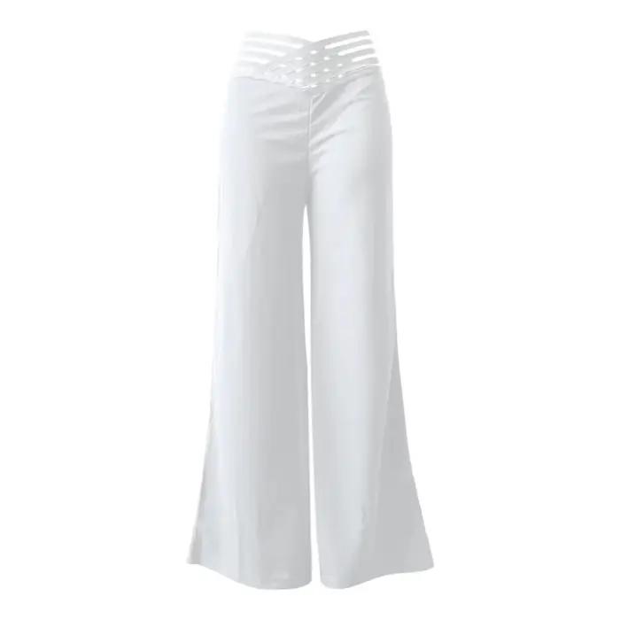 Pantalon évasé à jambes larges pour femmes