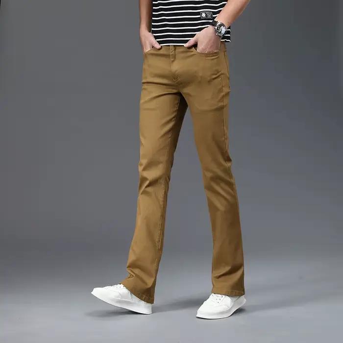 Jean évasé pour homme, coupe ample
