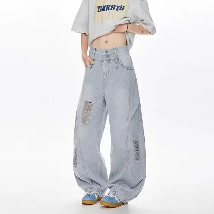 Jean déchiré style Hip Hop américain pour homme