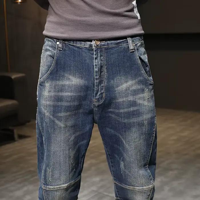 Jean homme pantalon Hip Hop Streetwear