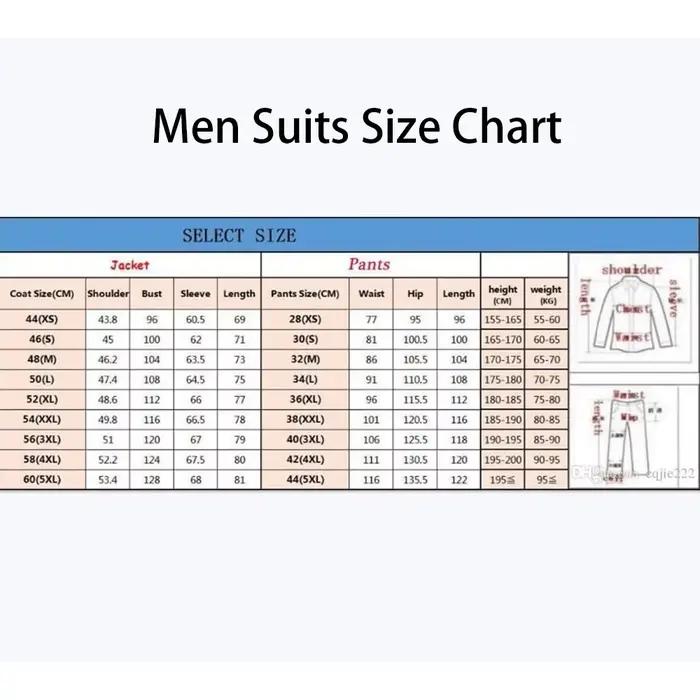 Costume 3 pièces en denim de luxe pour hommes
