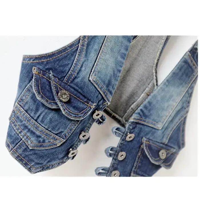 Gilet Vintage en jean pour femmes