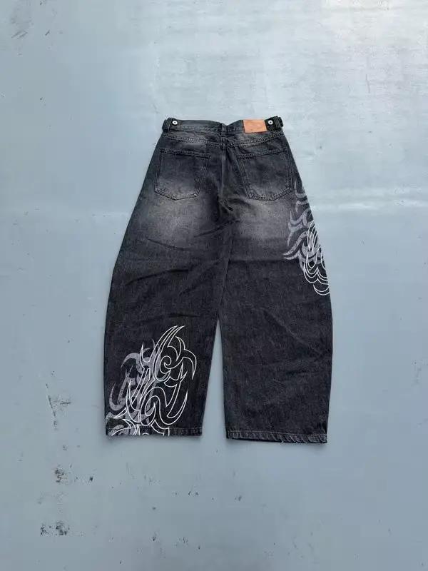 Pantalon en jean Harajuku gothique Y2K unisexe