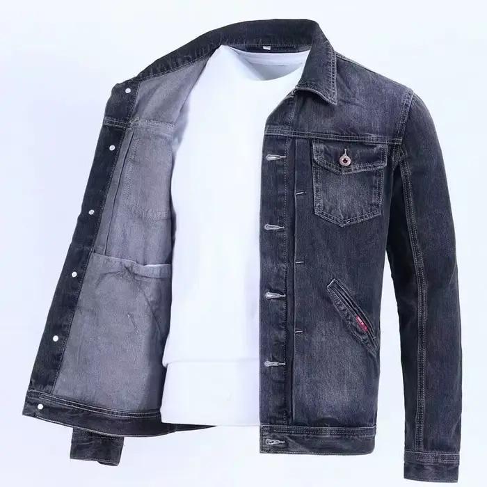 Veste en jean rétro pour homme