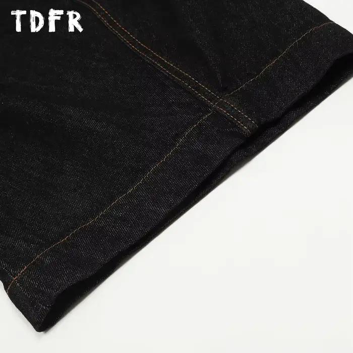 Pantalon en denim épissé pour homme