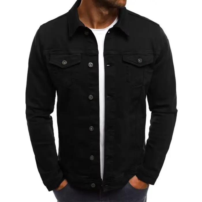 Veste en jean pour homme Printemps-Automne