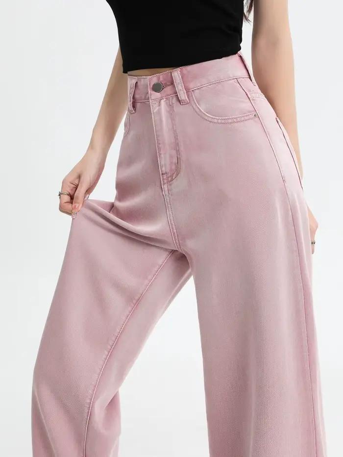 Jean à jambes larges en lyocell pour femme