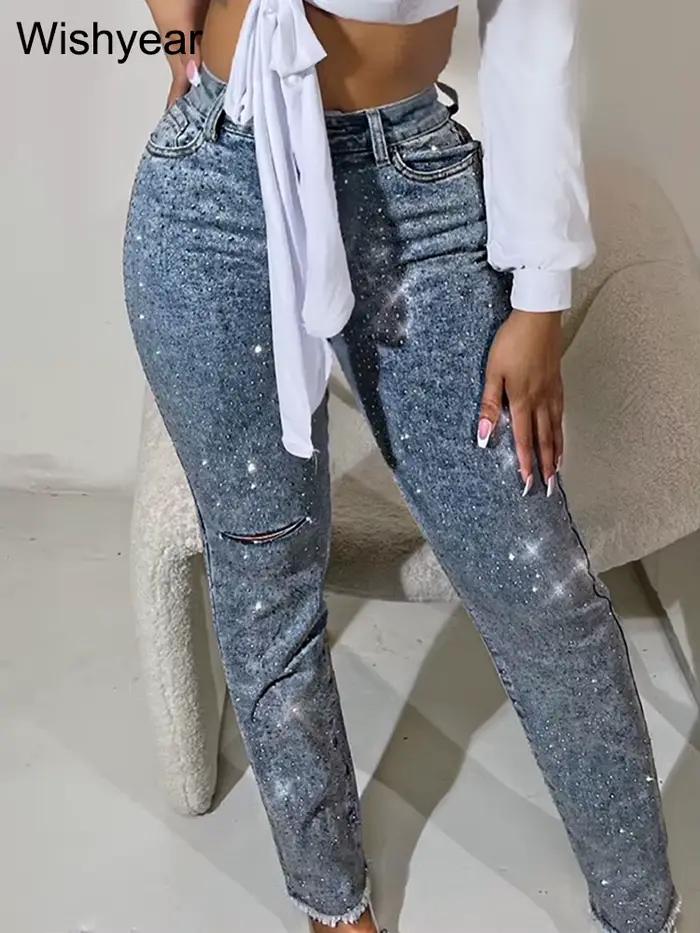 Jean extensible slim pour femmes