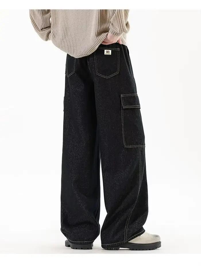 Jean fin d'été 2026 pour homme, polyvalent, coupe droite à jambe large