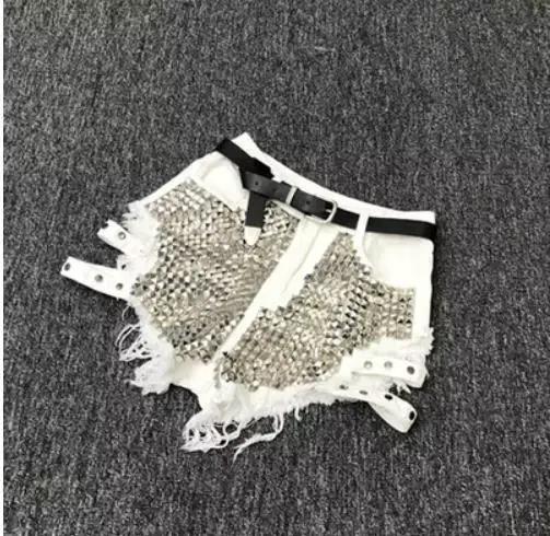 Jean en Denim à Rivets pour Femme
