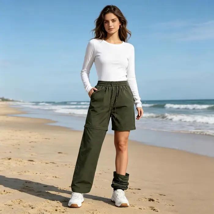 Pantalon de randonnée zippable pour femme
