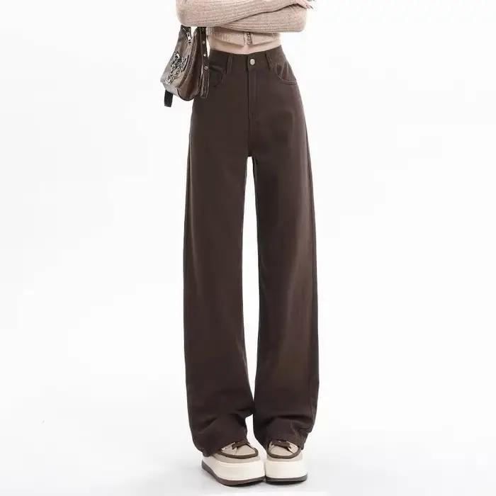 Jean droit Slim pour femmes