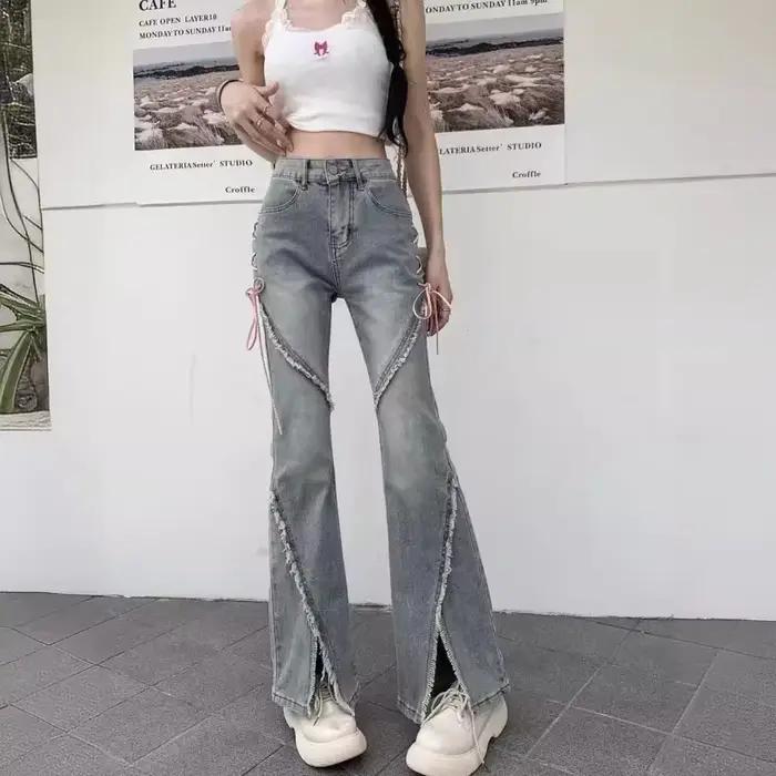 Jean en denim pour femme
