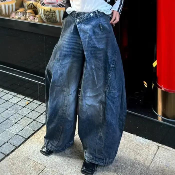 Jean sale en détresse pour femmes